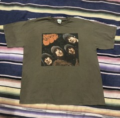 Vintage 2005 The Beatles Rubber Soul Apple Corps LTD XL T Shirt Retro Rock