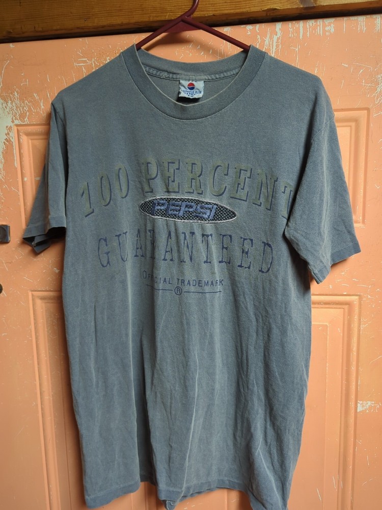 Vintage 1990s Pepsi 100 Percent Guaranteed T-shirt See Measurements