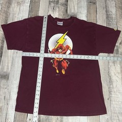 Flash Shirt Adult Large Red Y2K DC Comics Superhero Tee Graphitti