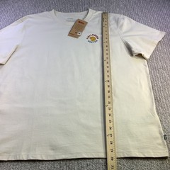 Fjallraven Kanken T-shirt Boston Chalk White Organic Cotton Unisex Size XXL NWT