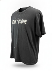Thrashed Benson Boone Concert T Shirt XXL Black Paint Splatter Graphic Tee