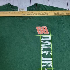 NASCAR Dale Earnhardt Jr 88 Amp Energy Green Graphic T-Shirt Mens Large L