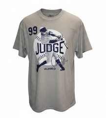 New York Yankees Aaron Judge Mens Gray Shirt Size LARGE NWT MLB Players Choice