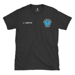 EMS EMT Paramedic Emergency Medical Reflective T-Shirt Tri-Blend Customizable