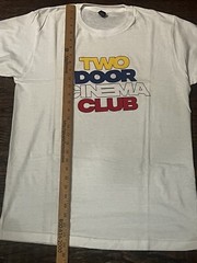Brand New White Two Door Cinema False Alarm Tour concert shirt. Size M.