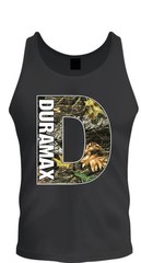 Duramax Diesel Camo Hunting Style Truck Lover Graphic Tank Top