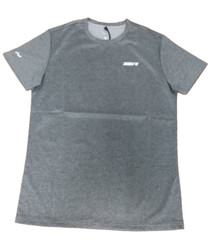 SikSilk Men’s Impulse Poly Tee Medium – Charcoal Marl