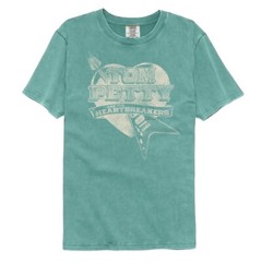 Tom Petty Men’s T-Shirt The Heartbreakers Guitar Heart Music Comfort Colors