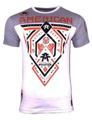 AMERICAN FIGHTER Men’s T-Shirt FAIRBANKS 50/50 FOOTBALL Athletic Biker MMA S-5XL