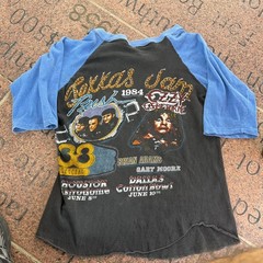 Vintage 80s Ozzy Osbourne Rush Texas Jam 1984 Band Tshirt 18x20in True Vintage