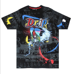 DRIP CONTENDER SHORT SLEEVE SHIRT BLACK “free same day shipping”