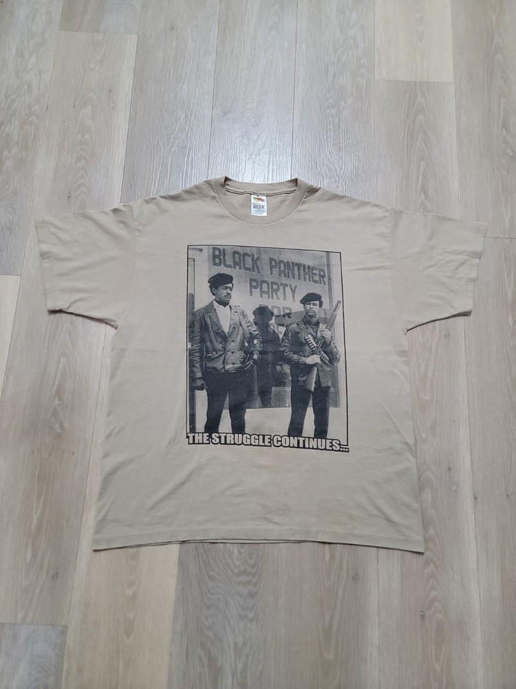 2000’s Black Panther Party The Struggle Continues Graphic T-shirt Men’s Size XL