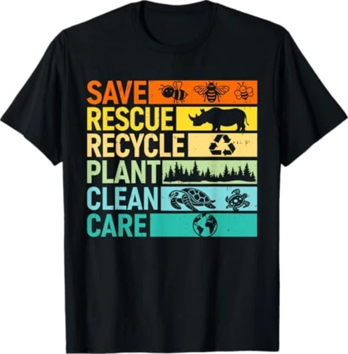 Earth Day 2026 Retro Groovy Save The Earth T-Shirt