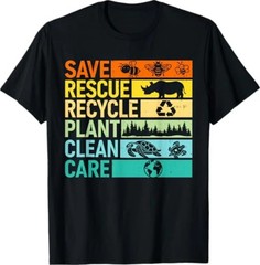 Earth Day 2026 Retro Groovy Save The Earth T-Shirt