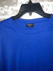 NEW! Idtswch Men’s Tall Rash Guard Long Sleeve T-Shirt 50+ Sun Protection Blue