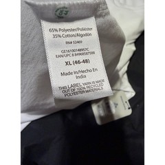 NEW George Men’s XL White Heavyweight V-Neck T-Shirt Blanks Thick Cotton 6 Pack