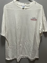 Vintage Men’s Medium Muscle System San Francisco Bodybuilding Gym White T-Shirt