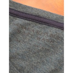 Banana Republic Men’s Long Sleeve Crewneck Shirt Heather Charcoal Large Sku 65