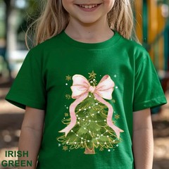 Christmas Tree Bow Shirt, Christmas Shirt for Women, Christmas Tree Shirt 203707