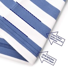Mens Short Sleeve Striped T Shirt Casual Cotton Stretch Tee for Summer Layering