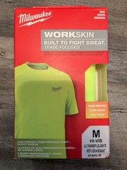 Milwaukee Workskin Lightweight Performance Shirt – Short Sleeve Hi Vis Yellow