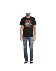 Way to Celebrate Men’s & Big Men’s Hoppy Halloween Graphic Tee Small