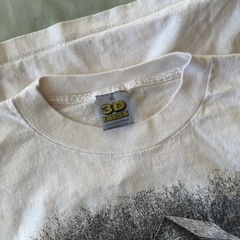 Vintage 80s Harley Davidson 3D Emblem Freedom Mill Biker Charlotte NC T-Shirt XL