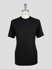 NEW KIRED BLACK COTTON T-SHIRT US 42 – EU 52 KRME11