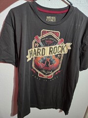 Hard Rock Cafe T-Shirt New York Men’s Size Large Grey Rock & Roll Tee Shirt