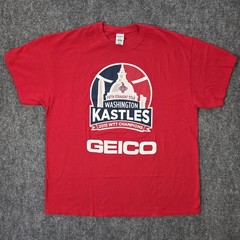 Washington Kastles WTT World Team Tennis Fifth Straight Champions T Shirt XL Red