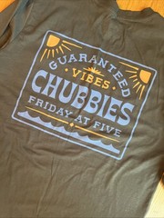 NWT Chubbies Men’s Long Sleeve T Shirt Grey $39.50 Retail SZ Medium