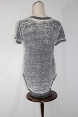 Aerosmith Womens World Tour T-Shirt Size Medium Multicolor Graphic Gray Burnout