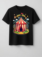 Men Women Circus Crew Circus Staff Carnival Party Graphic T-Shirt
