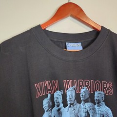 Xi’an Terracotta Warriors Statue Shirt Adult Size XL Black Pandak Tag 22″×29″