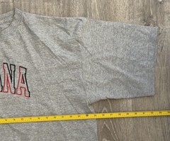 Vtg 80s NAS Indiana University Hoosiers IU T-Shirt USA Made Men XL Single Stitch