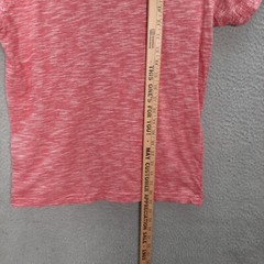 Bruno Shirt Adult Large Red White Geometric Lightweight Stretch Preppy Workwear