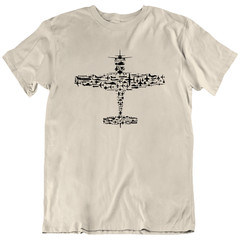 Aviation T-Shirt Fighter Jet Airplane Pilot Gift Military Aircraft Graphic Tee