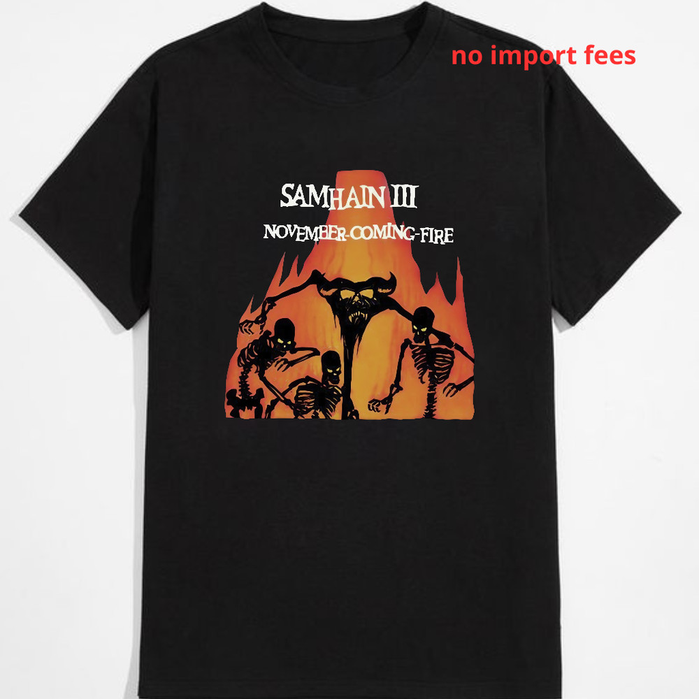 Vintage 90s Samhain Band T-Shirt, Coming Fire Danzig Retro Tee