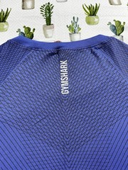 Gymshark Apex Seamless T-Shirt Men’s Size XXL Court Blue Shirt Sleeve A1A8T