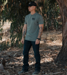 Howitzer Style Men’s T-Shirt EL JEFE Military Grunt MFG