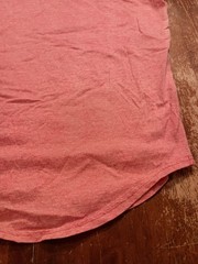Hollister Men’s Salmon Must Have Collection Curved Hem T-shirt Size Large