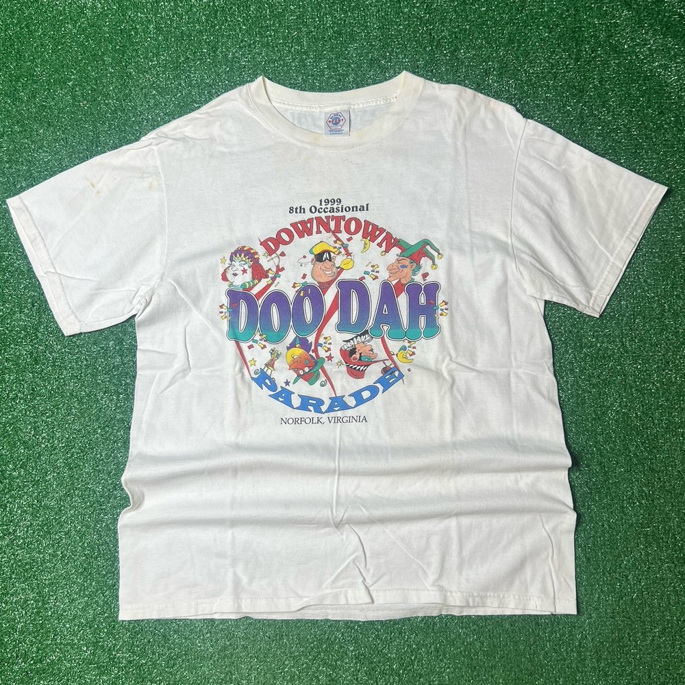 90s Doo Dah Parade T Shirt with cartoon characters and ‘DOO DAH’ text #parade
