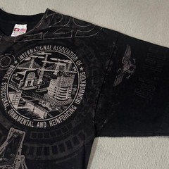 San Diego 229 California Steel Vtg Y2K AOP Construction Work Tool T Shirt XL