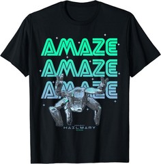 Project Hail Mary Amazing Rocky The Alien Neon Portrait T-Shirt