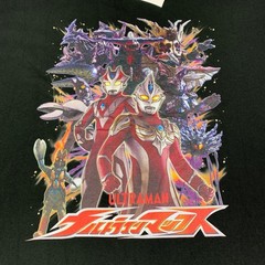 Ultraman Shirt Mens XL Tsuburaya Prod. Graphic Print Limited Edition Black *NEW