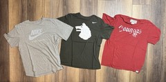 Lot Of 12 athletic Nike Graphic Tee Shirts All Sizes Below In Description