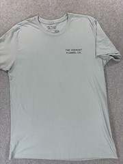 Vermont Flannel Co 100% Cotton S/S Crew Tee Shirt (Men’s Large) Made in USA