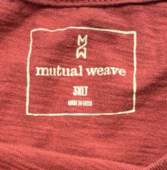 Mutual Weave Men’s 3XLT Crew Neck Orange Pocket T-Shirt Short Sleeve Pre-owned