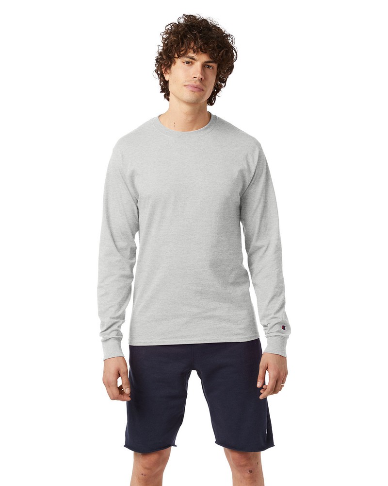 Pack Of 2 Champion CC8C Adult Taped Crewneck Long Sleeve C Logo T-Shirt