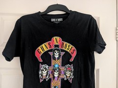 Vintage Guns And Roses Rock Band T-shirt 2000s Size S (T13)